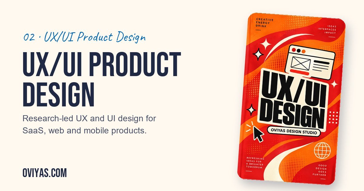 UX/UI Design Services for SaaS, AI & Digital Products | Oviyas